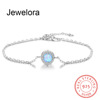 Adjustable Bracelet Simplicity Silver ornament Jewelry wholesale Bracelet lady Opal opal Single Drill direct deal