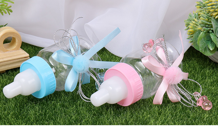 Bouteille Créative Transfrontalière De Mariage De Noël En Plastique Transparent Boîte De Bonbons De Mariage Bébé Pleine Lune Personnalisation De Boîte De Bonbons De Dessin Animé display picture 2