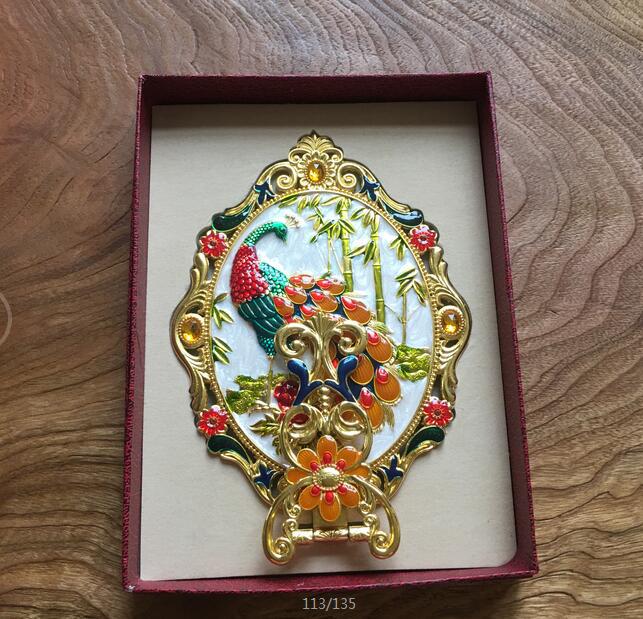 Chinoiserie Animal Metal Mirror 1 Piece display picture 5
