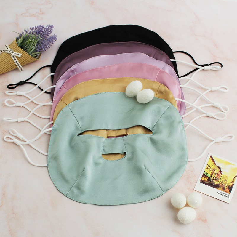 真丝口罩防晒面罩女护全脸防护夏季骑行户外防紫外线桑蚕丝易呼吸|ru