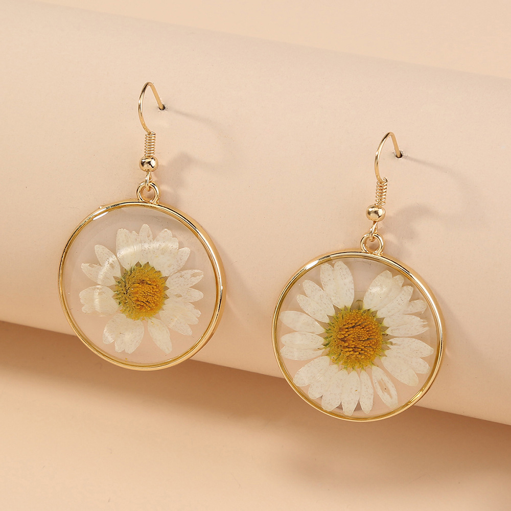 Al Por Mayor Joyas Pendientes De Girasol Transparente Anillo De Nariz Nihaojewelry display picture 17