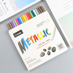 Broadly Available Metallic-Colored Pens 6510BR: Soft-Headed Brush Pens—Perfect for Scrapbooks, Fire Wax Seals, and Creative Graffiti; Includes a Colorful Marker Set
