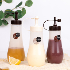 Japanese imported honey sharp-nosed bottle kitchen oil-proof bottle plastic oil jug squeeze bottle jam salad sauce squeezing bottle