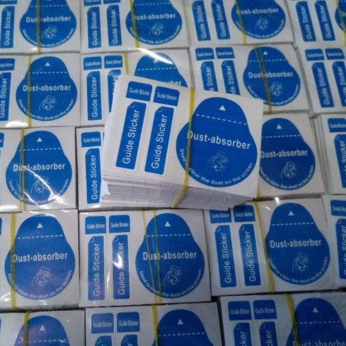 Dust Removal Sticker, Phone Screen Protector Tool, Adhesive Dust Absorbing Sticker Film, Pull-off Dust Removal Guide Label, Correction Film