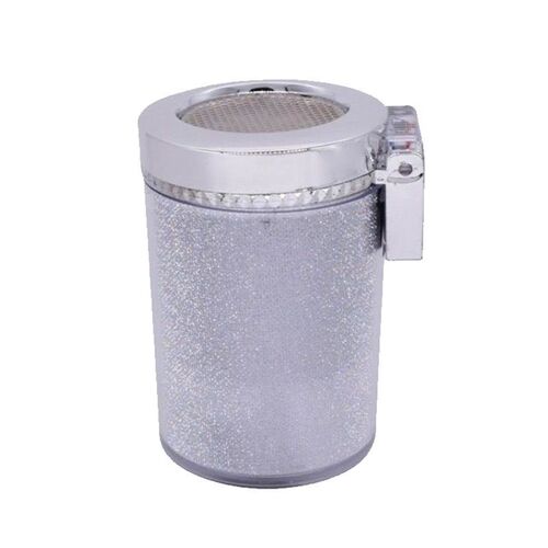 Car ashtray with LED light, car accessories, colorful lights, air conditioning outlet, colorful ashtray for home use