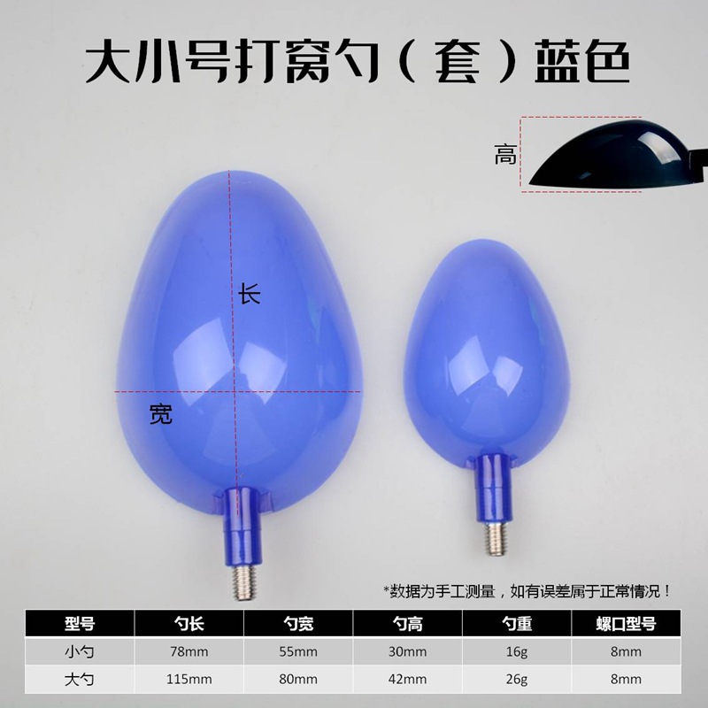 Stainless steel remote throwing nesting vessels hit the nest spoon…