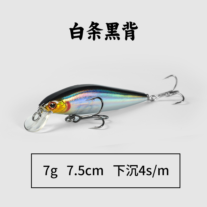 Sinking Minnow Fishing Lures 110mm 10.3g Haed Baits Fresh Water Bass Swimbait Tackle Gear