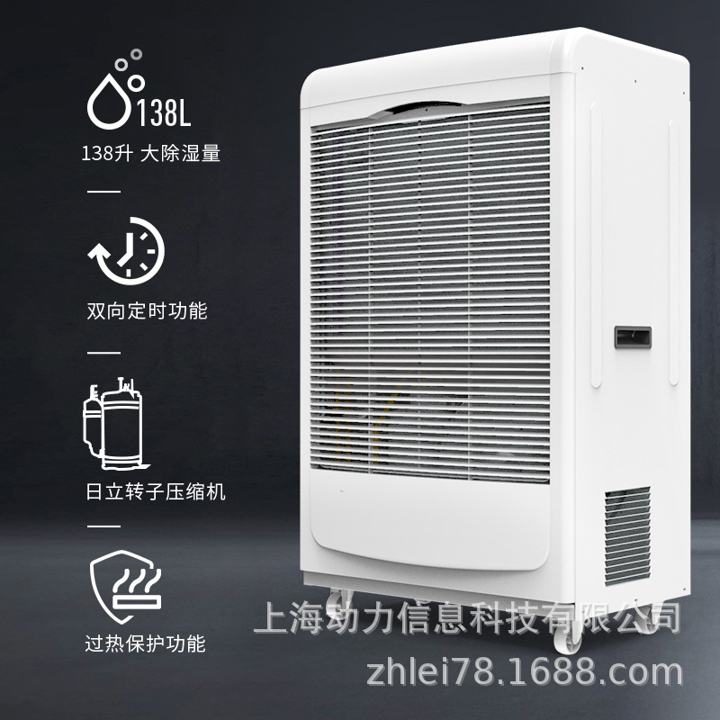 German industry Industrial dehumidifier DY-6138EB food workshop Basement Library Computer room high-power Dehumidifiers