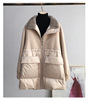2021 new pattern Fur one leather and fur Down Jackets mink Sheep velvet Self cultivation coat