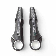 自行车牛角转向灯 山地车把灯 牛角副把死飞警示灯 135g