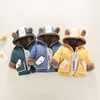 Child coat 2020 Autumn and winter child baby lovely Bananas Plush thickening cotton-padded clothes winter keep warm coat