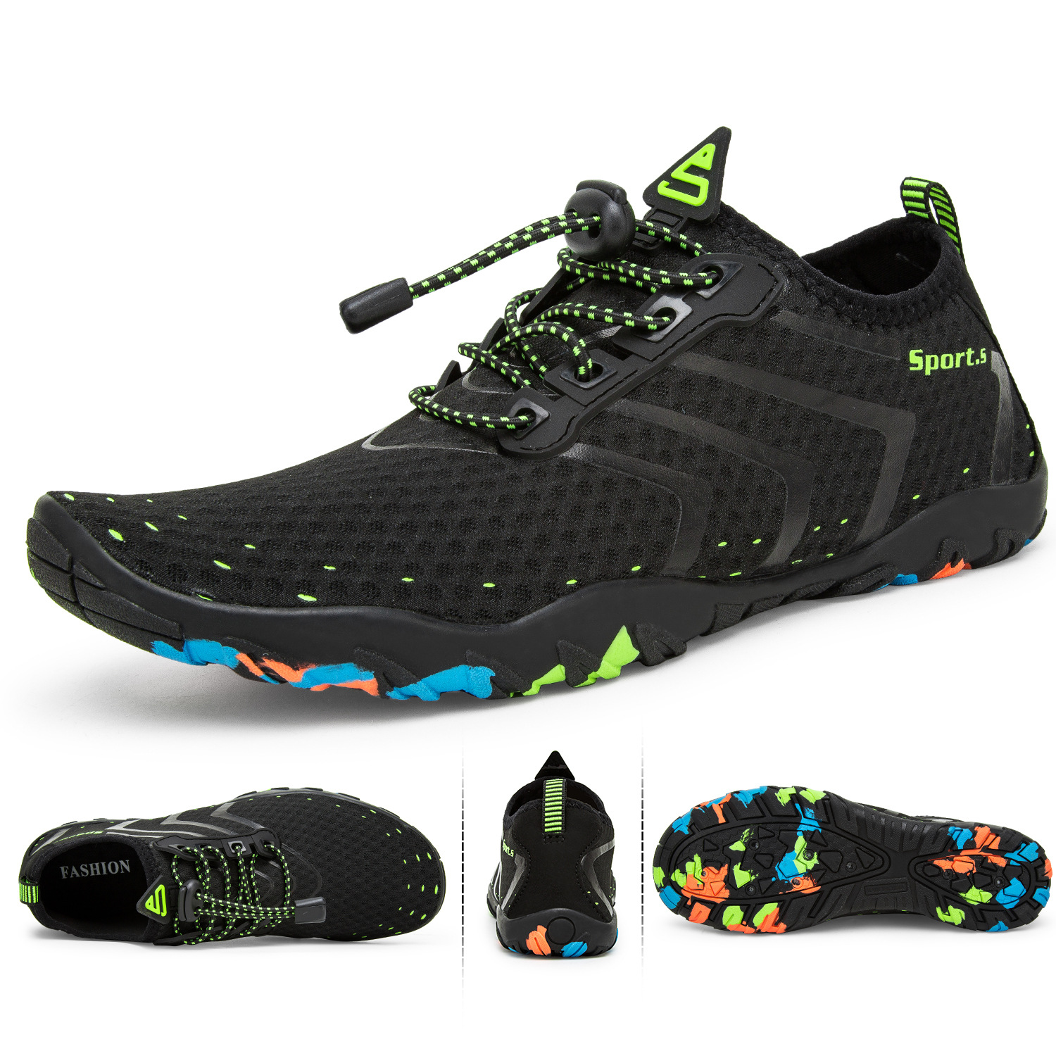 夏季旅游亲子沙滩涉水鞋轻便携带软鞋潜水游泳鞋|ms