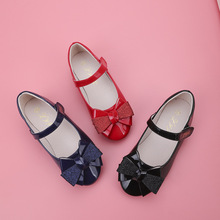 跨境亚马逊女童皮鞋2021春季新款时尚洋气单鞋女孩公主鞋软底秋鞋