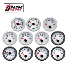 汽车改装仪表  52mm蓝光增压 水温 油温 油压 电压表 12V通用仪表