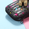 Small wallet, handheld square chain with zipper, headphones, equipment bag, coins, storage system, small bag