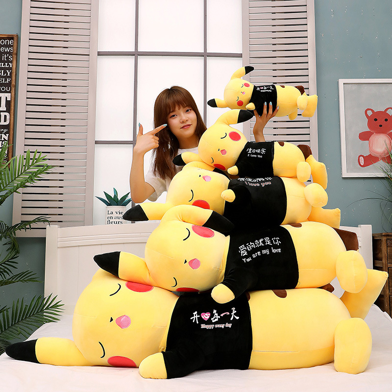 Manufactor customized originality Dressing Pikachu Plush Doll lovely Pikachu girl student gift Confessions Plush doll