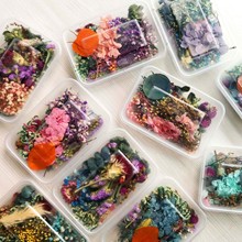 香薰蜡烛浮游花零散花材厂家永生花干花材料包手工滴胶DIY