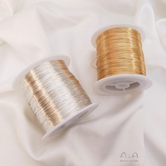 Half a pound of large tube color-preserving copper wire 14K gold silver soft wire handmade copper wire diy jewelry winding material