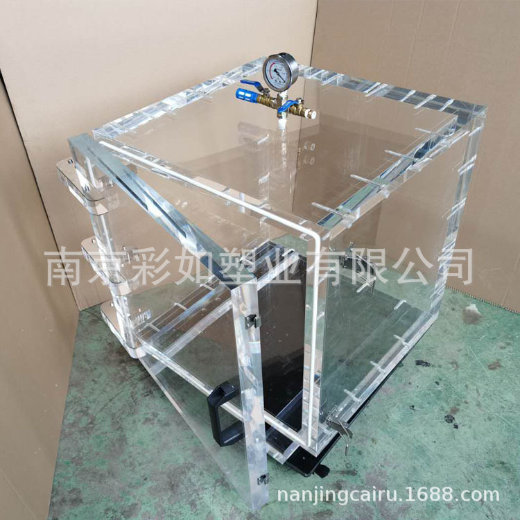 透明有机玻璃水箱水封槽   亚克力方形实验箱 气体箱反应器 定制