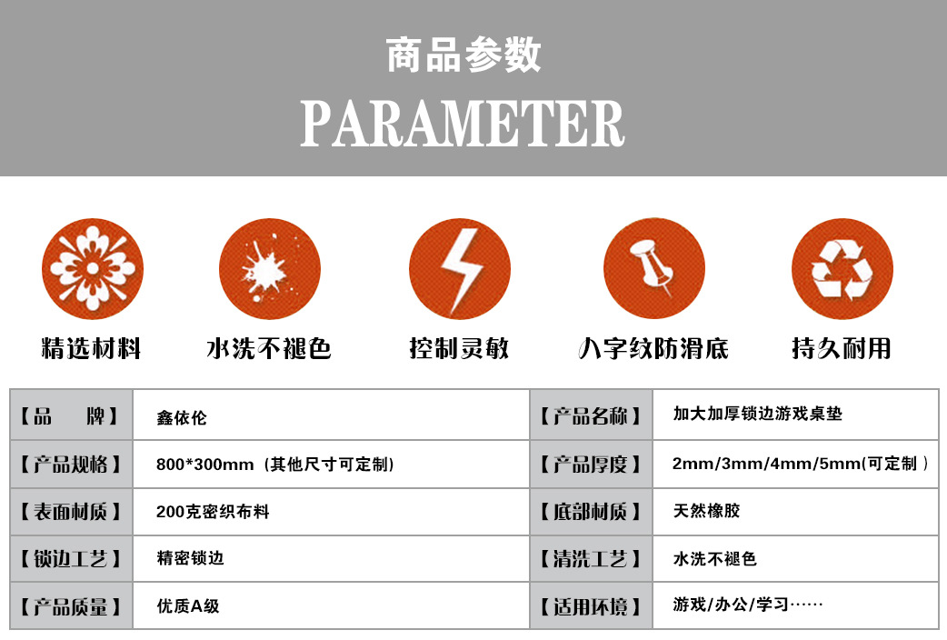 成品垫产品说明-1