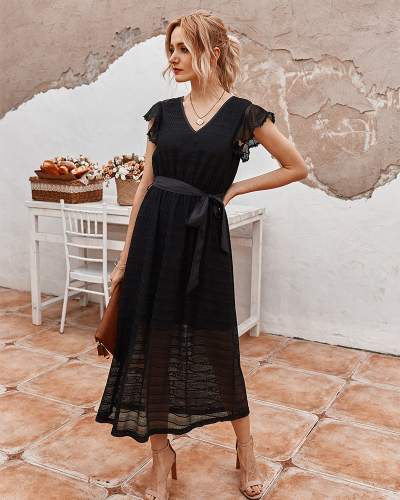 French retro summer women's dress wholesale NSKA1337