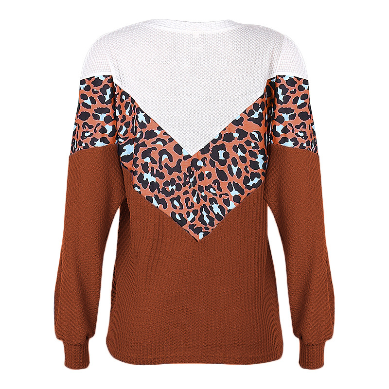 women s long-sleeved printed sweater NSKX5964