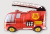 Small balloon, car, tools set, fire truck