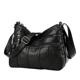(Cross-border trading), demi-season capacious one-shoulder bag, phone bag, genuine leather, for middle age
