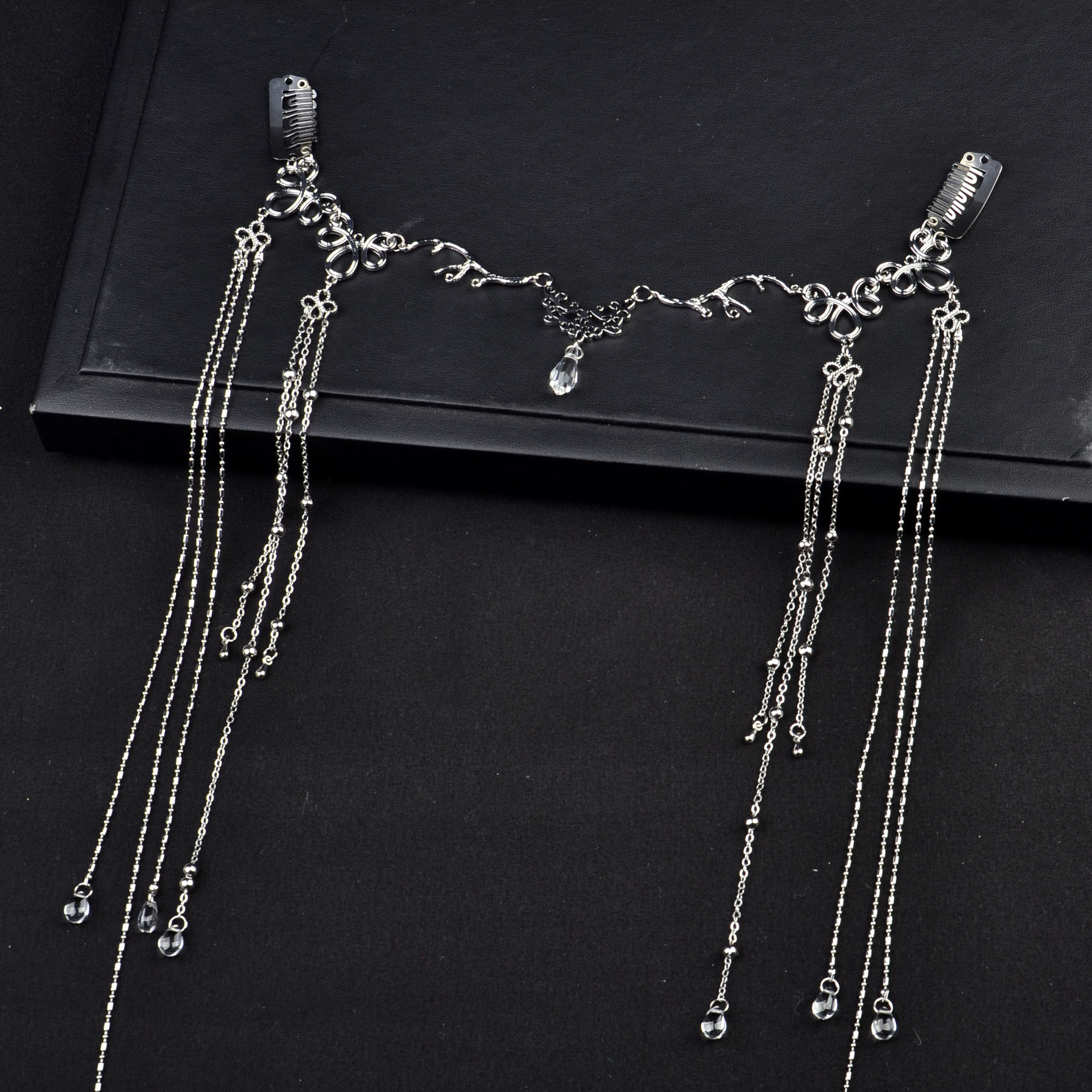 古风流苏面帘额饰汉服头饰超仙眉心坠  古风旗袍新娘发饰现货