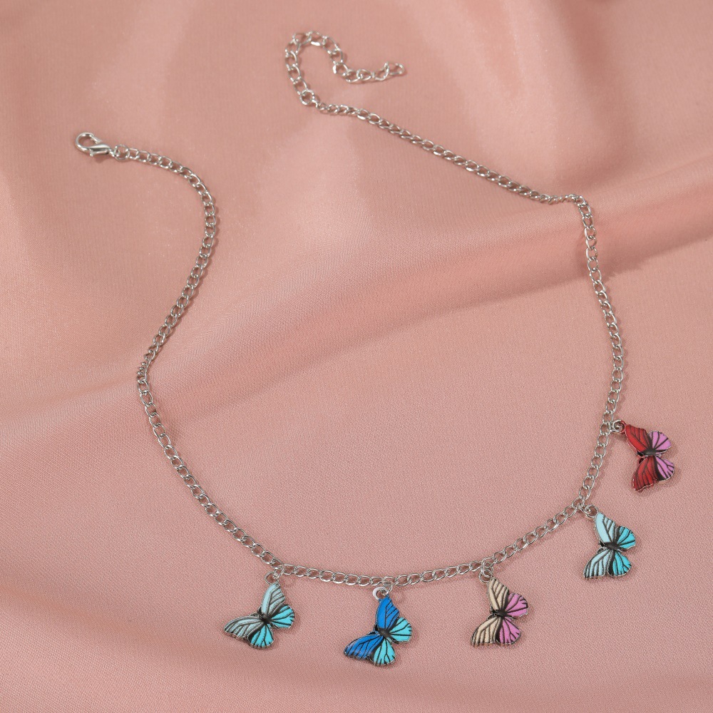 Collier De Papillon De Rêve De Couleur De Chaîne De Clavicule Rétro De Mode Femme display picture 8