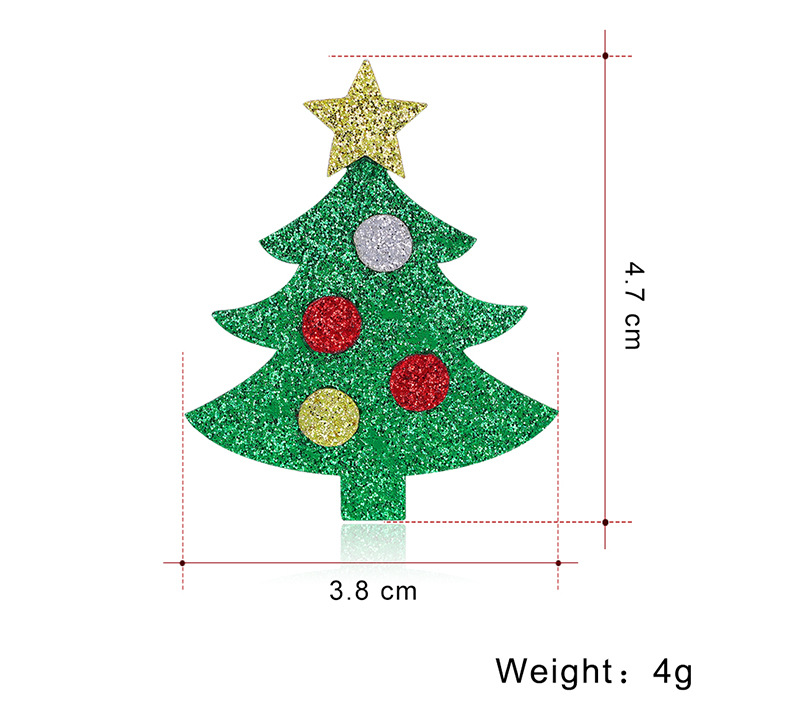 Fashion Christmas Ornaments Fashion Creative Felt Christmas Tree Brooch Wholesale display picture 1