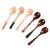 INS Japanese-style Nanmu Spoon A-8 Yuankou Spoon Hand Benefit Poin Tablet Creative Wooden Rice Spoon Pooth Taste Spoon