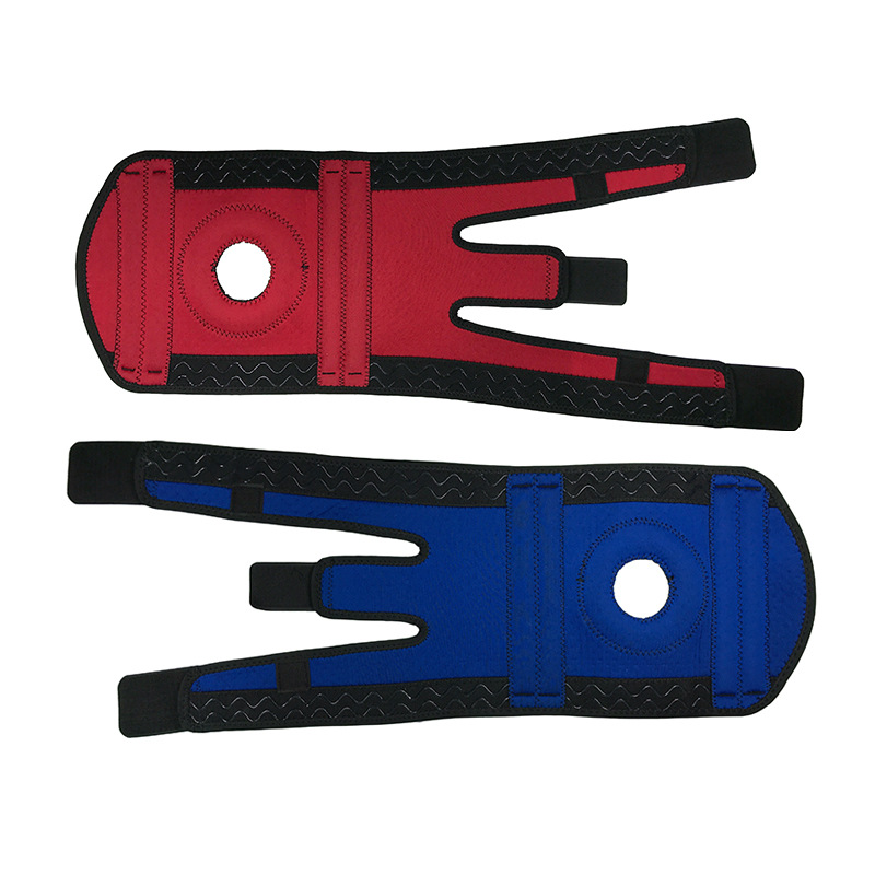 Rodillera abierta silicona antideslizante transpirable primavera barra de apoyo protección baloncesto tenis Montañismo