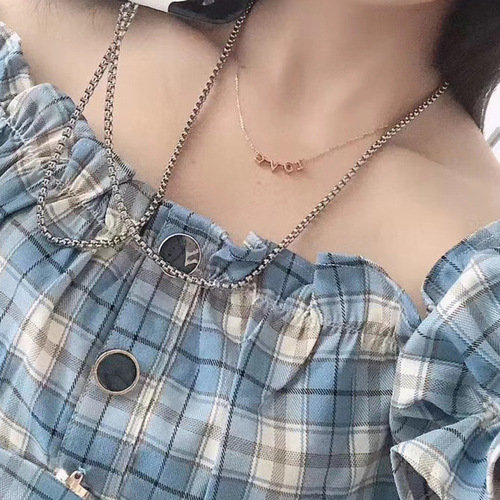 Metal rope square pearl grid chain necklace ring hook suitable for electronic rod large head pen page-turning pen carousel flute drum stick