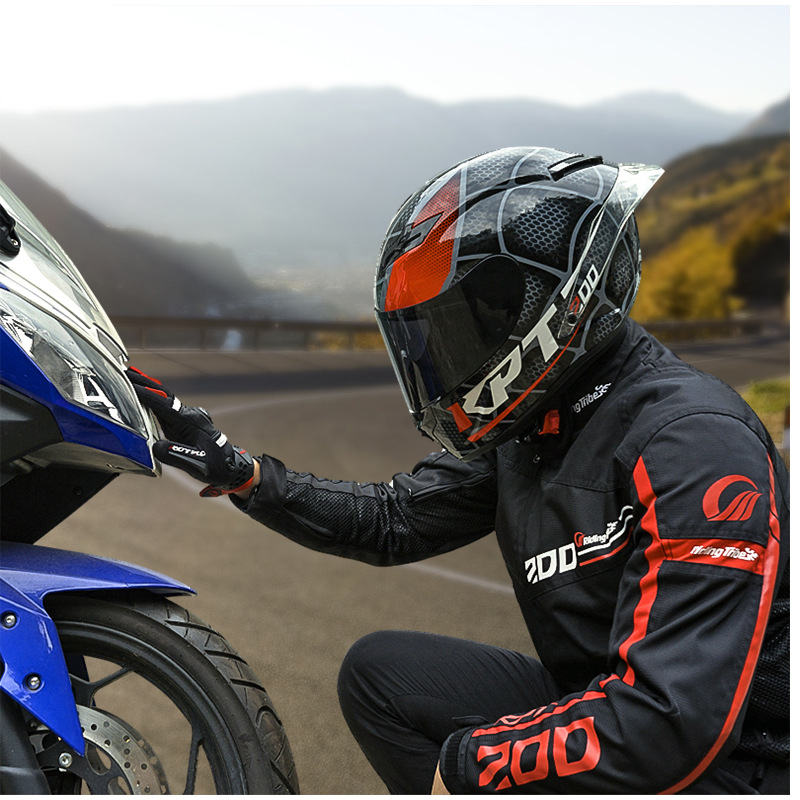 Wholesale Cross-border Winter Motorcycle Riding Suit Male Knight Racing Jacket Outdoor Windproof Warm Drop-resistant Cross-country Suit