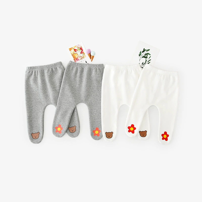 Winter children's warm tights, fashionable cartoon leggings
