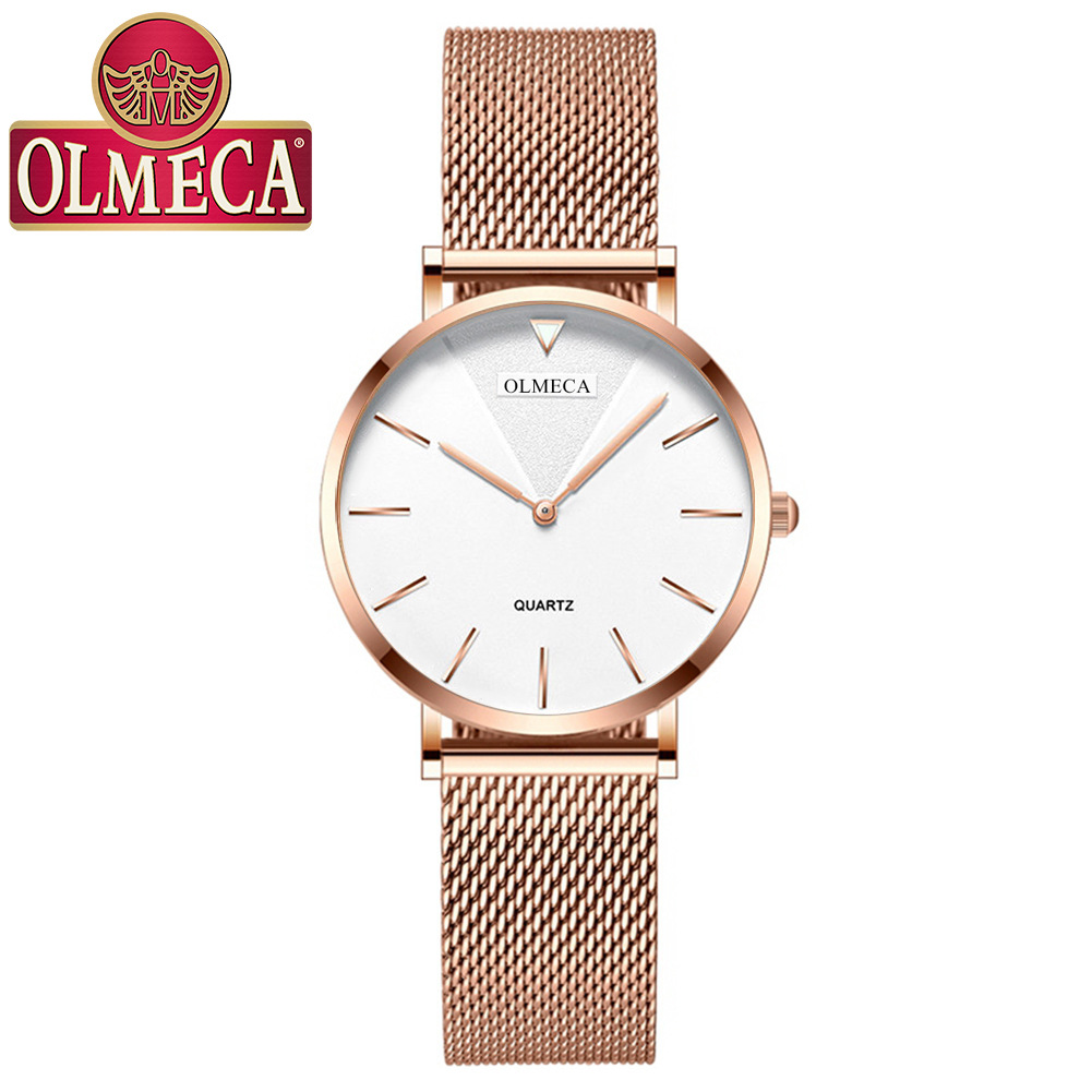 Minimalist Women's Watch - Full Rose Face