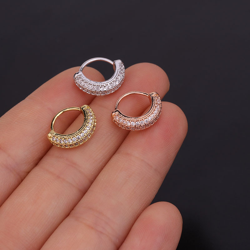 Korean  New Zircon Creative Earrings display picture 3