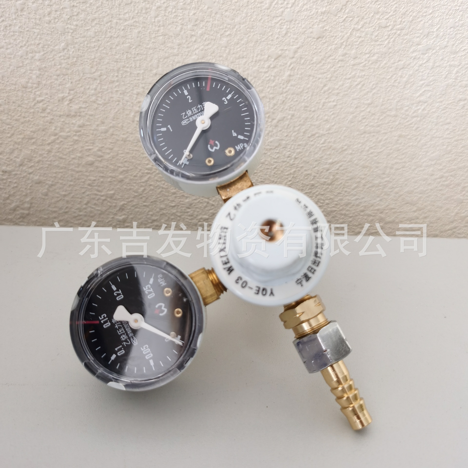 日出 正品氧气减压阀 乙炔减压阀 压力表小巧便捷式 割炬割枪用