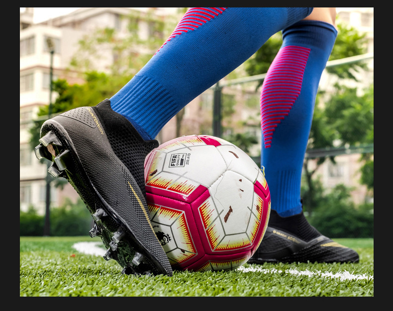 Calzini da calcio nuovi High Bang Flying in maglia soprascarpe per ragazzi e ragazze AG unghie lunghe in pelle piedi giovani studenti sportivi_voghion.com