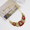 Fashionable metal short necklace, European style