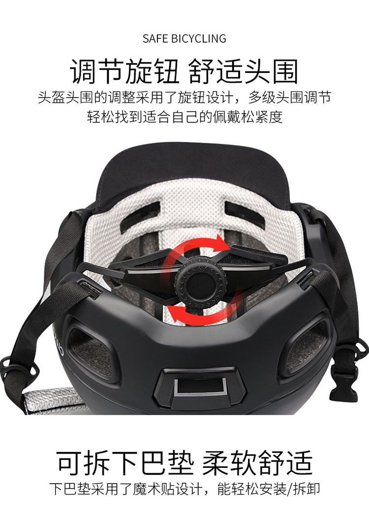 GUB CITY PRO 头盔城市通勤骑行头盔男女电动电瓶自行车安全帽子夏季摩托车头盔
