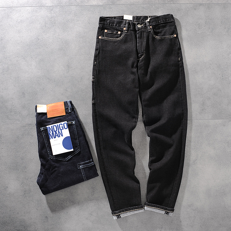 DEESMANC and CO autumn/winter new original color heavy men's jeans young men's trousers 357 25