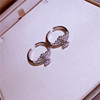 Ring, set, silver 925 sample, simple and elegant design