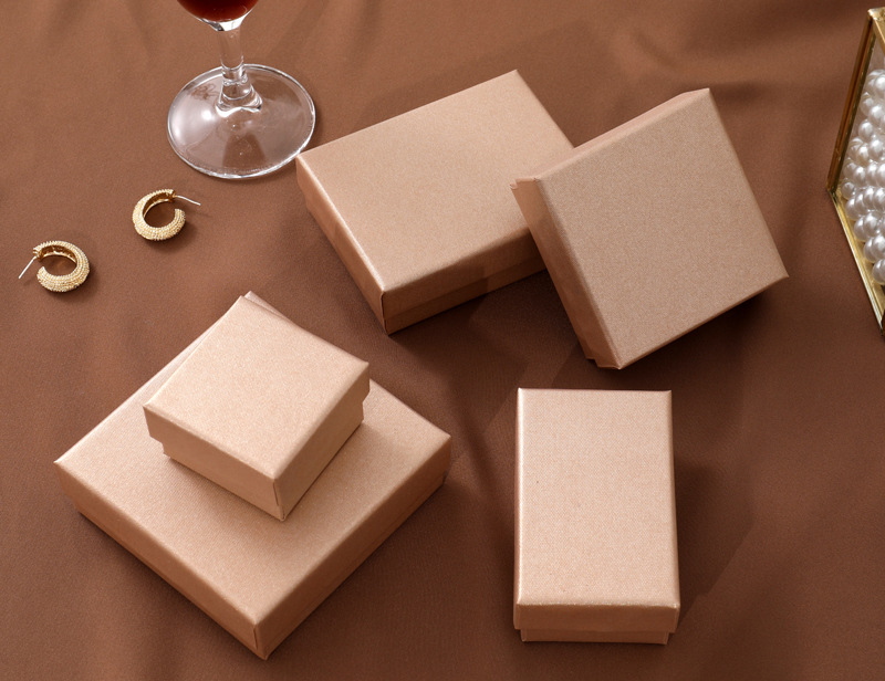 Jewelry Boxes Classification Fashion Solid Color Paper Jewelry Boxes