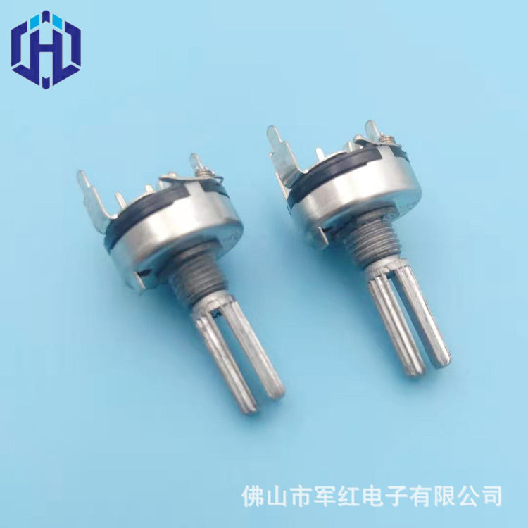 厂家直销RV17旋转开关电位器 弯脚调速开关b10k小尺寸微型