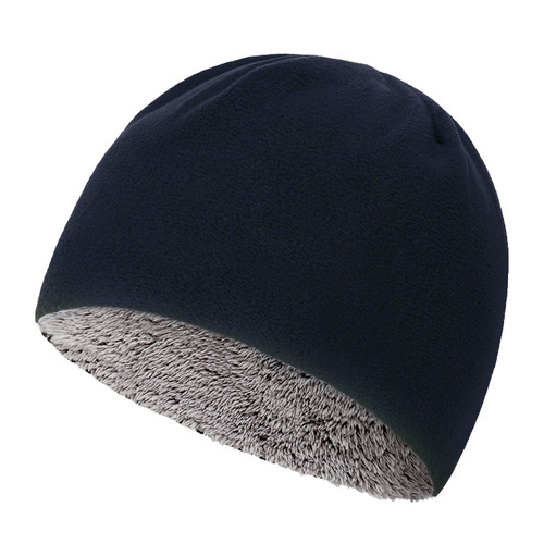 秋冬帽子加绒加厚保暖套头帽摇粒绒帽子滑雪帽男士帽子冬帽
