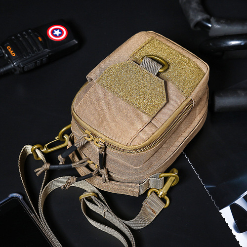 Outdoor Cycling Military Tactical Backpack Single Shoulder Bag Small Diagonal Crossbody Bag Unisex Casual Waist Bag Bicycle Carrier Mini Bag