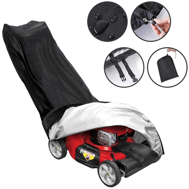 Lawn mower cover hand push grass shovel dust cover rain shade lawn mower cover factory direct sales