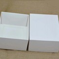 厂家大批量承接礼品白卡纸盒礼盒 硬板纸天地盖化妆品套盒包装盒